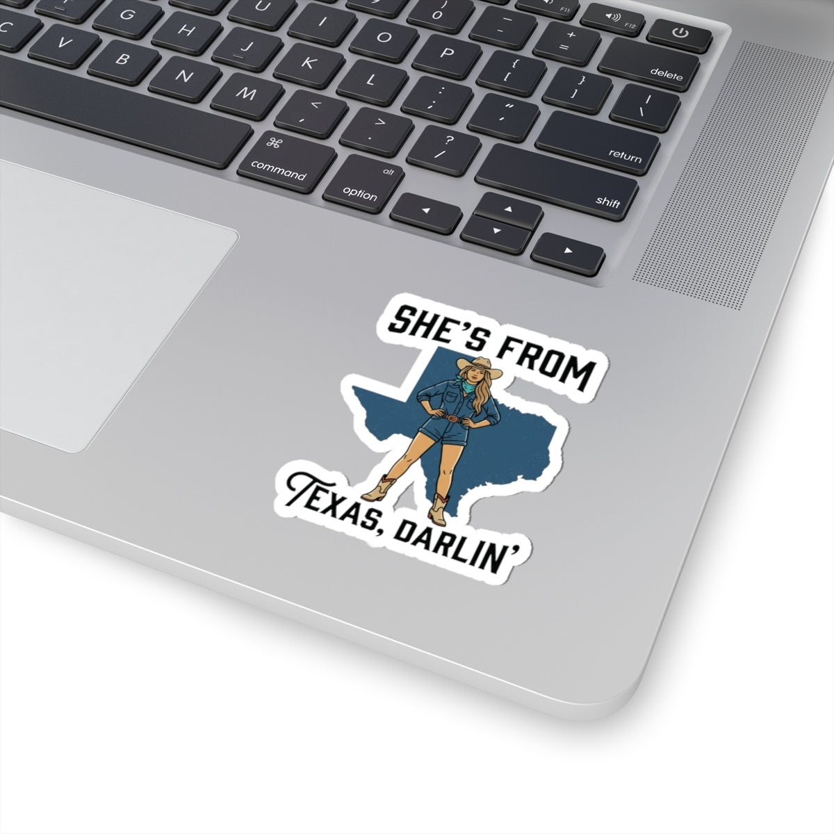 She’s From Texas Darlin' Kiss-Cut Stickers | Lone Star, Cowgirl Pride